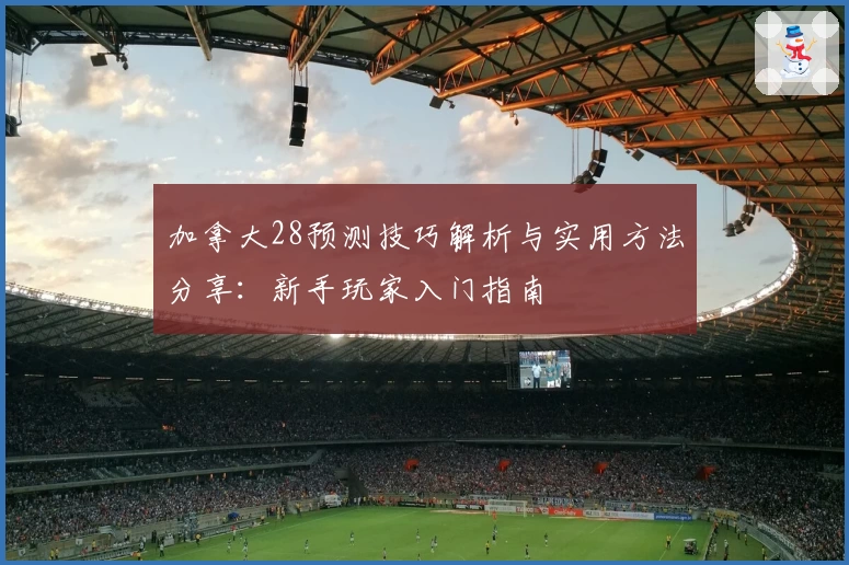 加拿大28预测技巧解析与实用方法分享：新手玩家入门指南